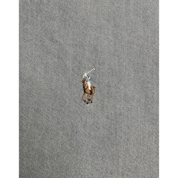 Ralph Lauren The Iconic Button Down Pin Point Oxford in Yellow Size 16 (33) - Picture 1 of 8